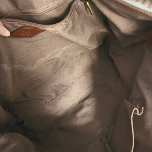 Fossil Grey Leather purse - Picture 2 of 3